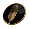 Gold Tüy Yuvarlak Cam Tablo