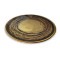 Gold Desen Yuvarlak Cam Tablo
