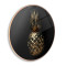 Ananas Yuvarlak Cam Tablo