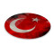 Bayrak Yuvarlak Cam Tablo