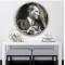 Atatürk Yuvarlak Cam Tablo