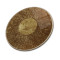 Gold Desen Yuvarlak Cam Tablo