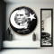 Atatürk Yuvarlak Cam Tablo