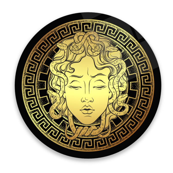 Medusa Yuvarlak Cam Tablo Medusa Yuvarlak Cam Tablo