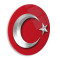 Bayrak Yuvarlak Cam Tablo